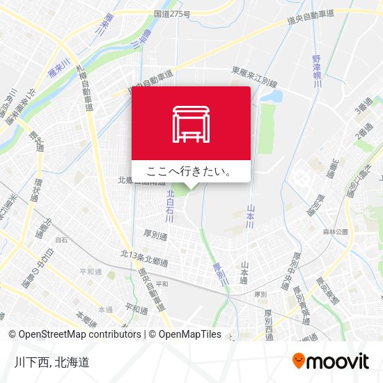 川下西地図