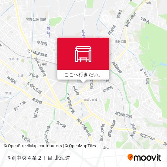 厚別中央４条２丁目地図