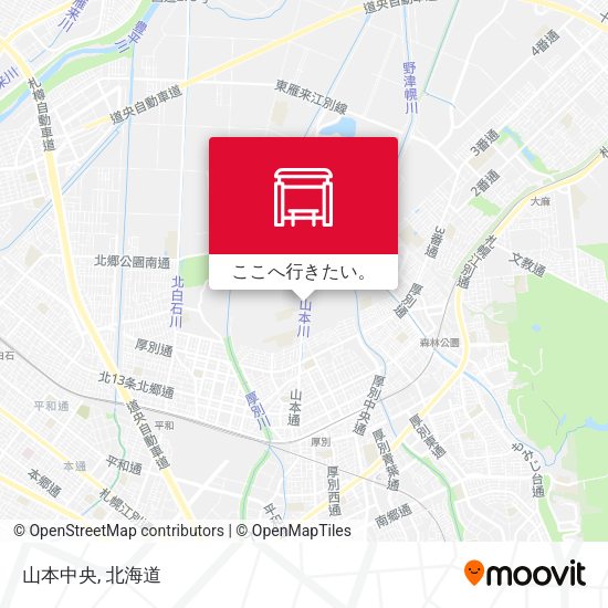 山本中央地図