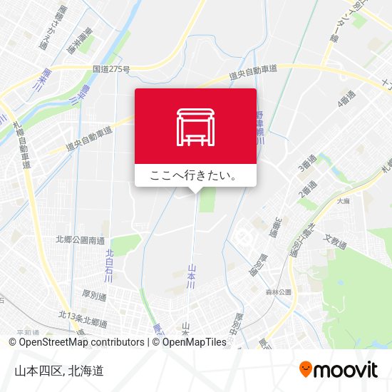 山本四区地図