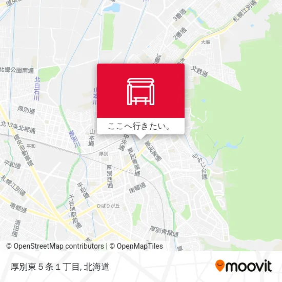 厚別東５条１丁目地図