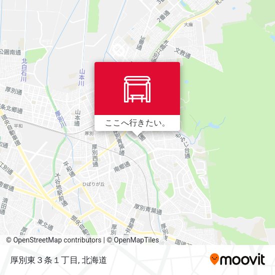 厚別東３条１丁目地図