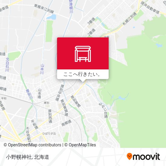 小野幌神社地図