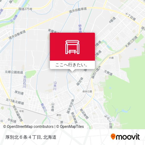 厚別北６条４丁目地図