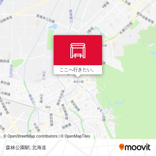森林公園駅地図