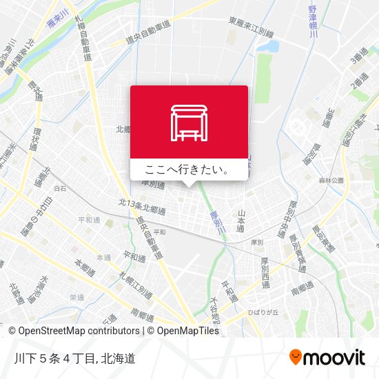 川下５条４丁目地図