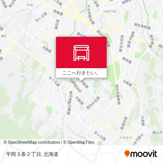 平岡３条２丁目地図
