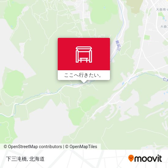 下三滝橋地図