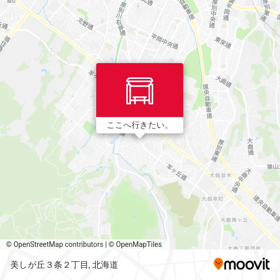 美しが丘３条２丁目地図