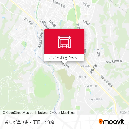 美しが丘３条７丁目地図