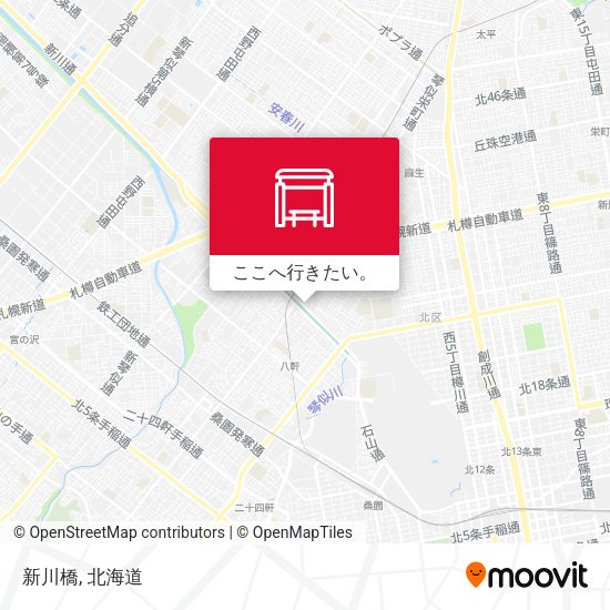 新川橋地図