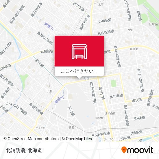 北消防署地図