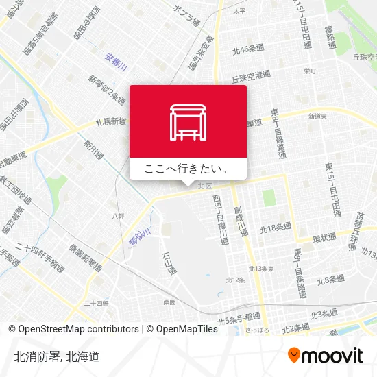 北消防署地図