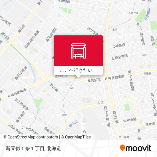 新琴似１条１丁目地図