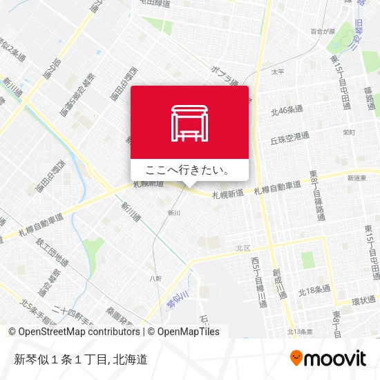 新琴似１条１丁目地図