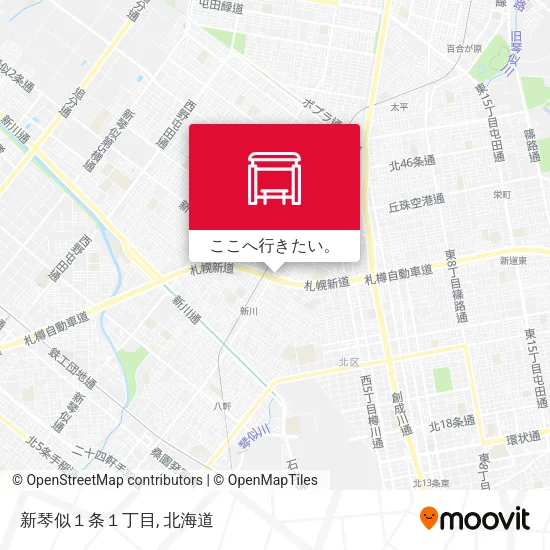 新琴似１条１丁目地図