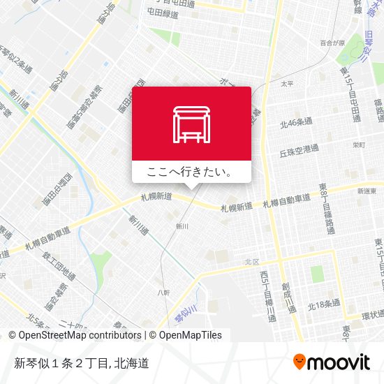 新琴似１条２丁目地図