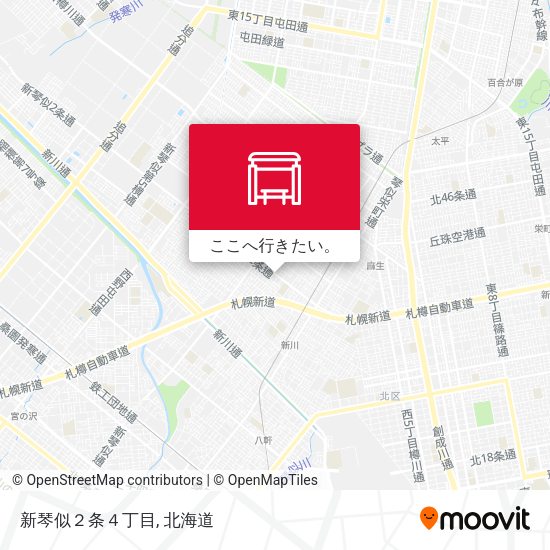 新琴似２条４丁目地図