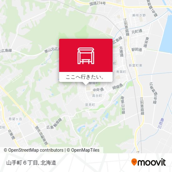 山手町６丁目地図