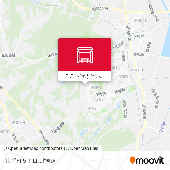 山手町５丁目地図