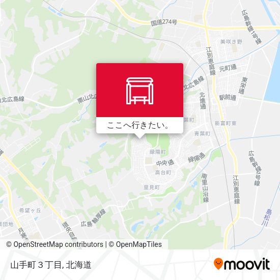山手町３丁目地図