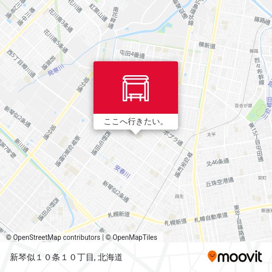 新琴似１０条１０丁目地図