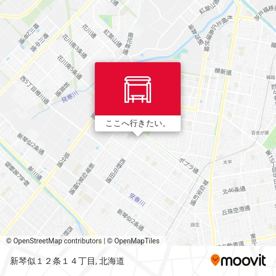 新琴似１２条１４丁目地図