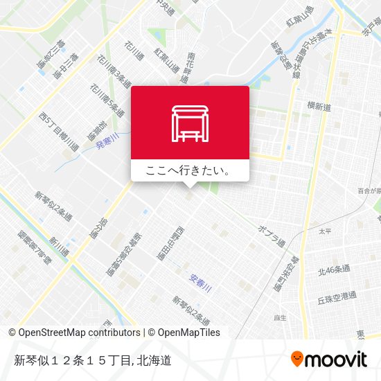 新琴似１２条１５丁目地図