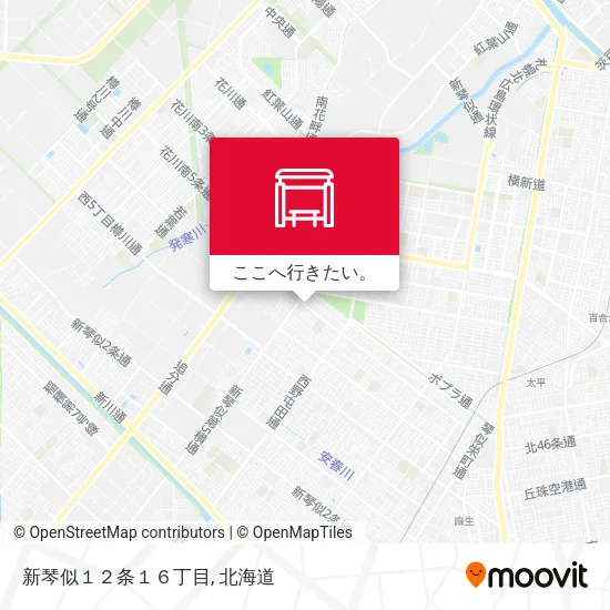 新琴似１２条１６丁目地図