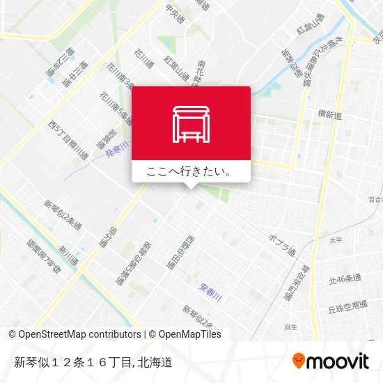 新琴似１２条１６丁目地図