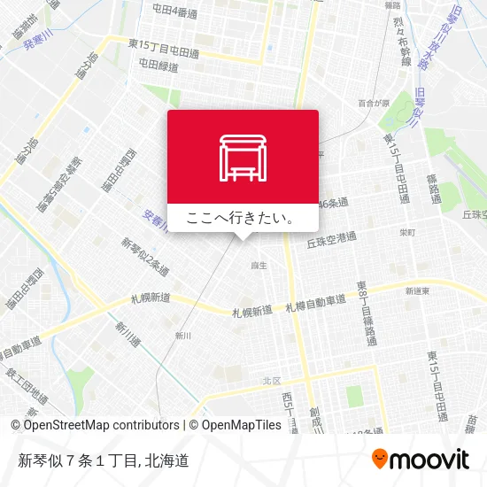 新琴似７条１丁目地図