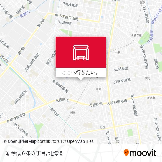 新琴似６条３丁目地図