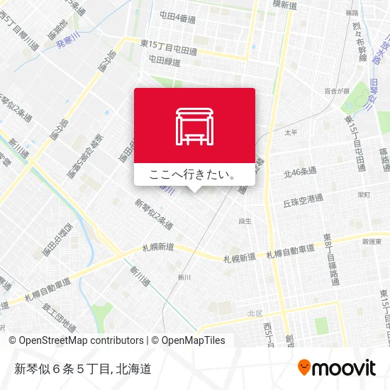 新琴似６条５丁目地図