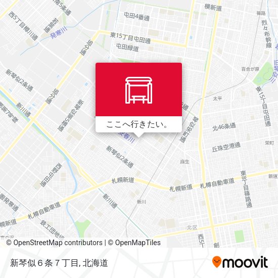 新琴似６条７丁目地図