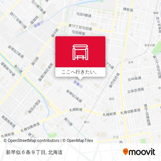新琴似６条９丁目地図