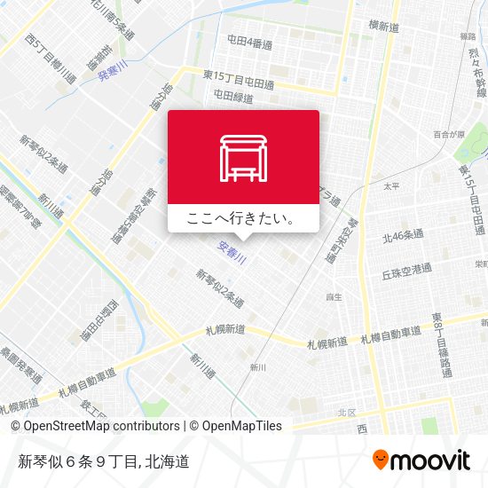 新琴似６条９丁目地図