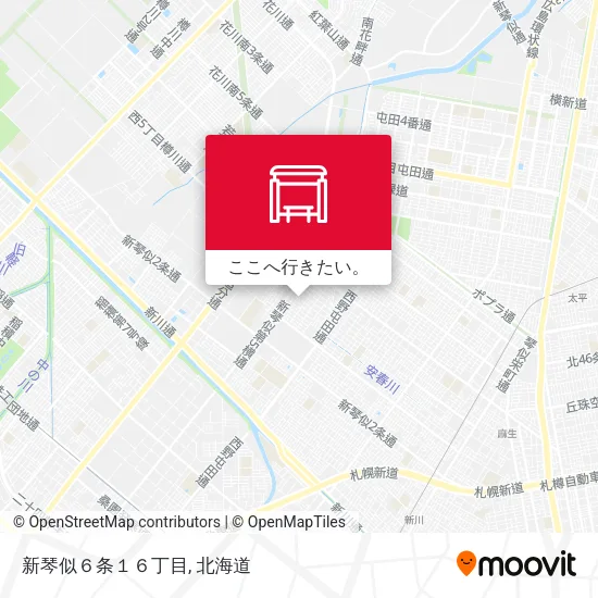 新琴似６条１６丁目地図