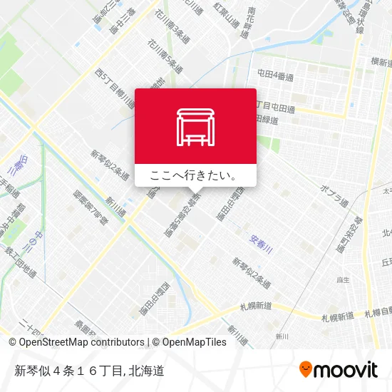 新琴似４条１６丁目地図