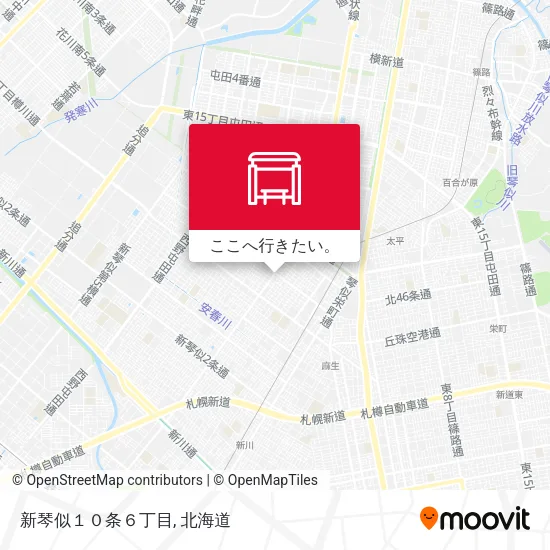新琴似１０条６丁目地図