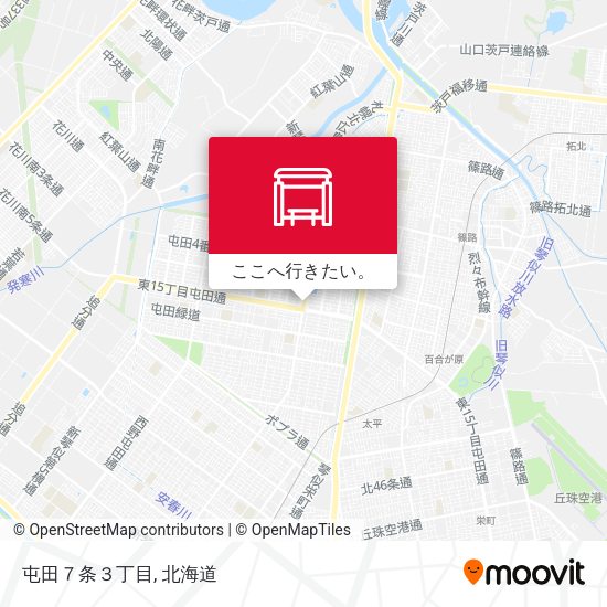 屯田７条３丁目地図
