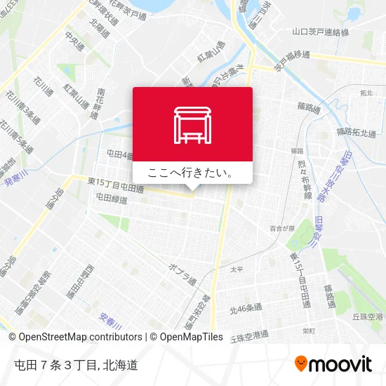 屯田７条３丁目地図