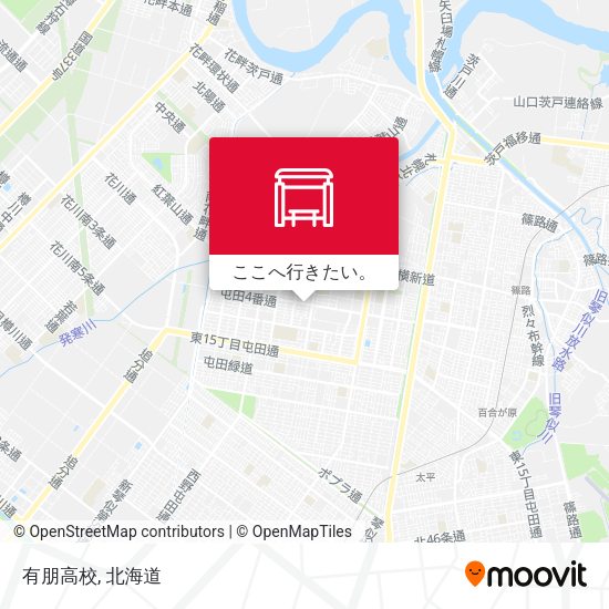 有朋高校地図