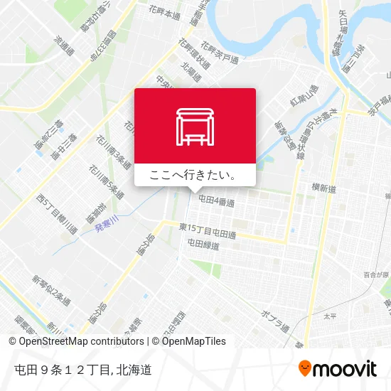 屯田９条１２丁目地図