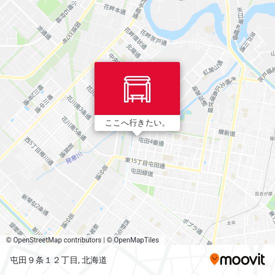 屯田９条１２丁目地図