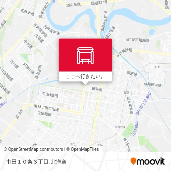 屯田１０条３丁目地図