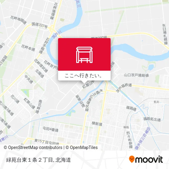緑苑台東１条２丁目地図
