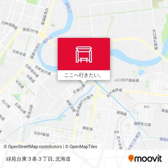 緑苑台東３条３丁目地図