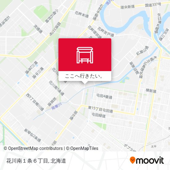花川南１条６丁目地図