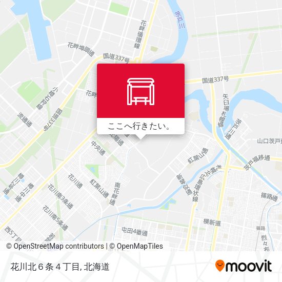花川北６条４丁目地図