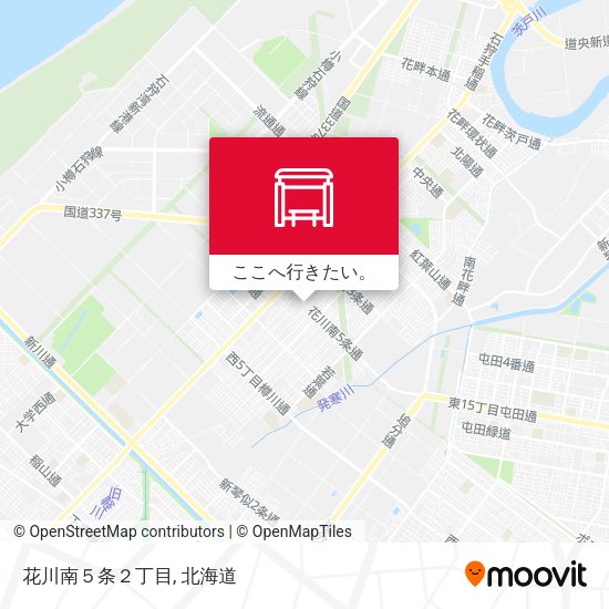 花川南５条２丁目地図